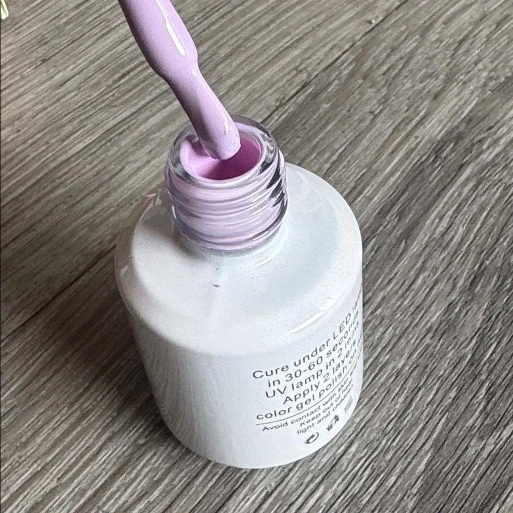 Purple Gel Nail Polish LED Women’s Skin Nails